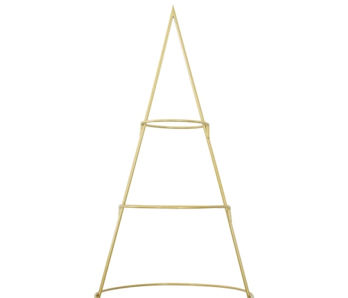 Metāla Ziemassvētku Koks Zelts 210 Cm Pulverkrāsots Tērauds Vidaxl