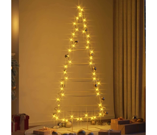 Metāla Ziemassvētku Koks Zelts 210 Cm Pulverkrāsots Tērauds Vidaxl