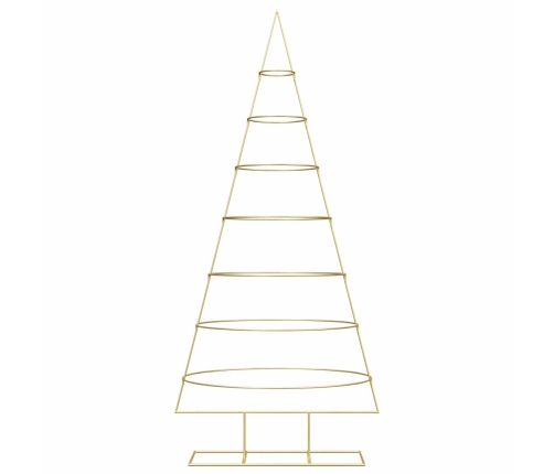 Metāla Ziemassvētku Koks Zelts 210 Cm Pulverkrāsots Tērauds Vidaxl