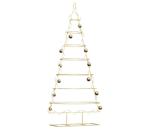 Metāla Ziemassvētku Koks Zelts 210 Cm Pulverkrāsots Tērauds Vidaxl