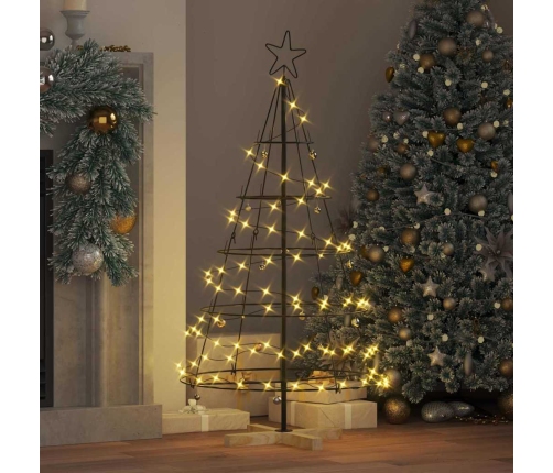 Ziemassvētku Konusu Koks Ar Statīvu Melna 125 Cm Tērauds Vidaxl