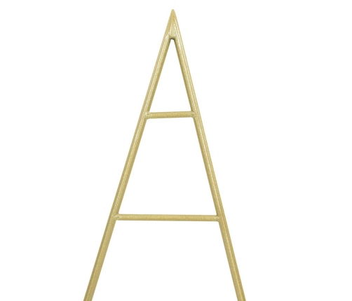 Metāla Ziemassvētku Koks Zelts 60 Cm Pulverkrāsots Tērauds Vidaxl