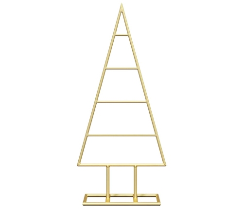 Metāla Ziemassvētku Koks Zelts 60 Cm Pulverkrāsots Tērauds Vidaxl