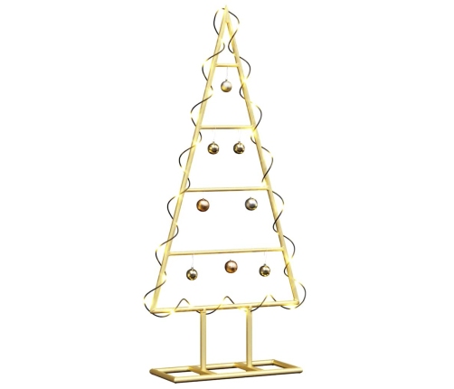 Metāla Ziemassvētku Koks Zelts 60 Cm Pulverkrāsots Tērauds Vidaxl