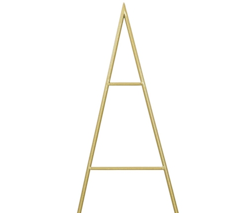 Metāla Ziemassvētku Koks Zelts 150 Cm Pulverkrāsots Tērauds Vidaxl