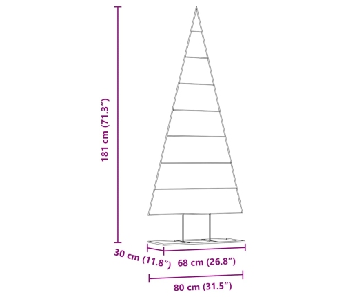 Metāla Ziemassvētku Koks Zelts 180 Cm Pulverkrāsots Tērauds Vidaxl