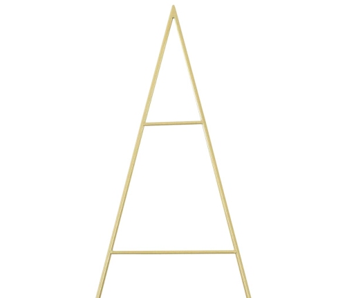 Metāla Ziemassvētku Koks Zelts 210 Cm Pulverkrāsots Tērauds Vidaxl