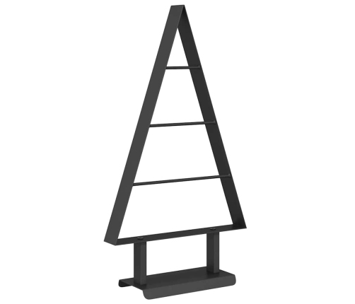 Metāla Ziemassvētku Koks Ar Statīvu Melna 60 Cm Tērauds Vidaxl