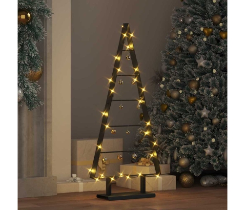 Metāla Ziemassvētku Koks Ar Statīvu Melna 90 Cm Tērauds Vidaxl