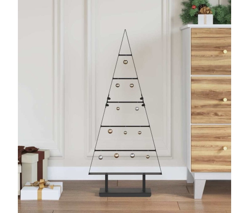 Metāla Ziemassvētku Koks Ar Statīvu Melna 90 Cm Tērauds Vidaxl