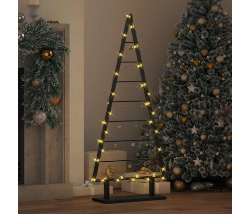 Metāla Ziemassvētku Koks Ar Statīvu Melna 125 Cm Tērauds Vidaxl