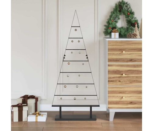 Metāla Ziemassvētku Koks Ar Statīvu Melna 125 Cm Tērauds Vidaxl