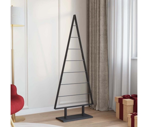 Metāla Ziemassvētku Koks Ar Statīvu Melna 150 Cm Tērauds Vidaxl