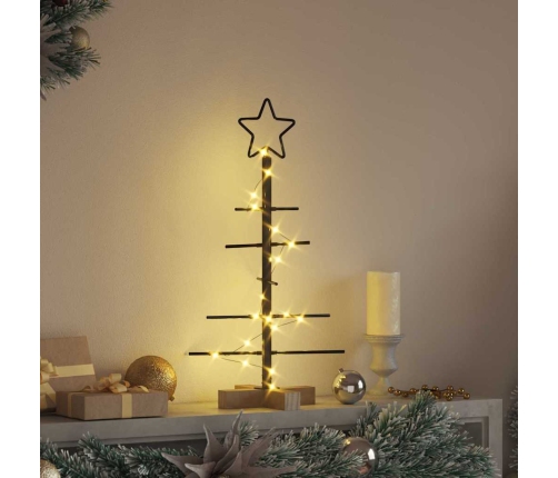 Metāla Ziemassvētku Koks Melna 60 Cm Pulverkrāsots Tērauds Vidaxl