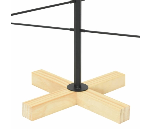 Metāla Ziemassvētku Koks Melna 90 Cm Pulverkrāsots Tērauds Vidaxl