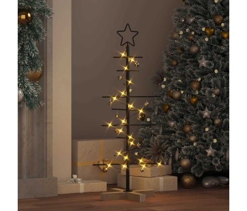 Metāla Ziemassvētku Koks Melna 90 Cm Pulverkrāsots Tērauds Vidaxl