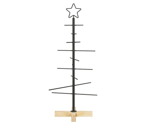 Metāla Ziemassvētku Koks Melna 90 Cm Pulverkrāsots Tērauds Vidaxl