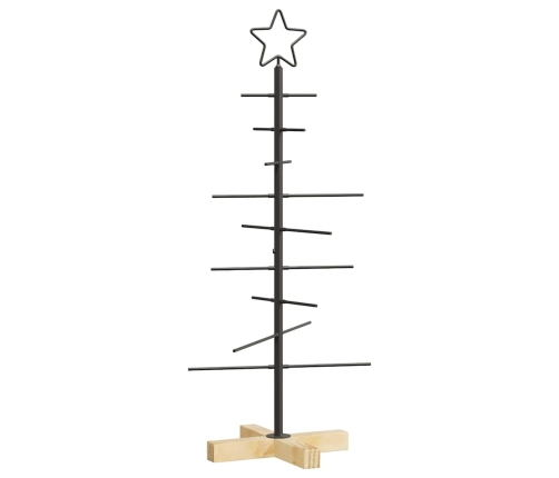 Metāla Ziemassvētku Koks Melna 90 Cm Pulverkrāsots Tērauds Vidaxl