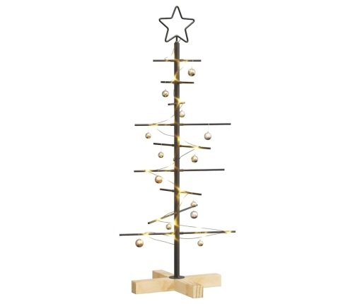 Metāla Ziemassvētku Koks Melna 90 Cm Pulverkrāsots Tērauds Vidaxl