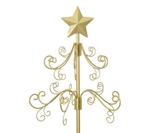 Metāla Ziemassvētku Koks Zelts 180 Cm Pulverkrāsots Tērauds Vidaxl