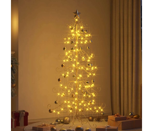 Metāla Ziemassvētku Koks Zelts 180 Cm Pulverkrāsots Tērauds Vidaxl