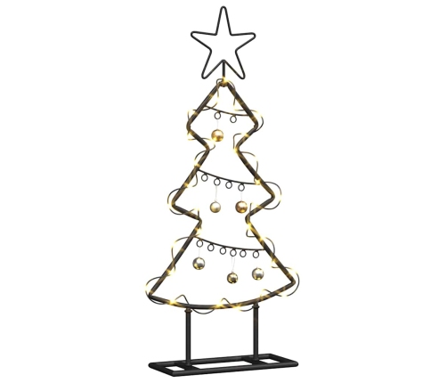 Metāla Ziemassvētku Koks Ar Statīvu Melna 60 Cm Tērauds Vidaxl