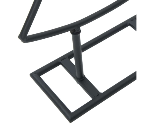 Metāla Ziemassvētku Koks Ar Statīvu Melna 90 Cm Tērauds Vidaxl