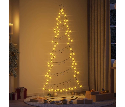 Metāla Ziemassvētku Koks Ar Statīvu Melna 210 Cm Tērauds Vidaxl