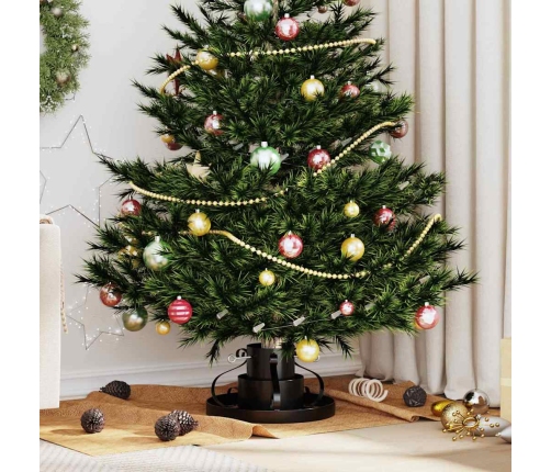 Ziemassvētku Eglītes Statīvs Melna 40 X 40 X 21 Cm Tērauds Vidaxl