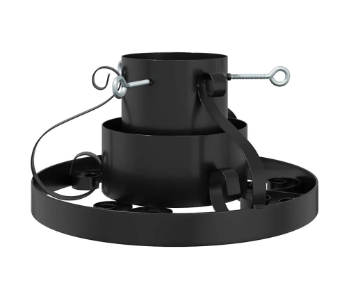 Ziemassvētku Eglītes Statīvs Melna 40 X 40 X 21 Cm Tērauds Vidaxl