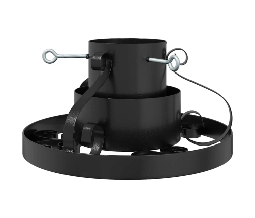 Ziemassvētku Eglītes Statīvs Melna 40 X 40 X 21 Cm Tērauds Vidaxl