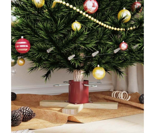 Ziemassvētku Eglītes Statīvs 1.73 Sarkana 50 X 50 X 16 Cm Vidaxl