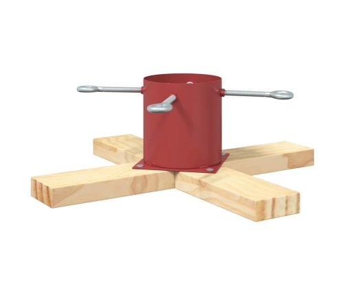 Ziemassvētku Eglītes Statīvs 1.73 Sarkana 50 X 50 X 16 Cm Vidaxl