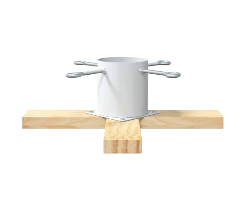 Ziemassvētku Eglītes Statīvs 1.73 Balts 50 X 50 X 16 Cm Vidaxl