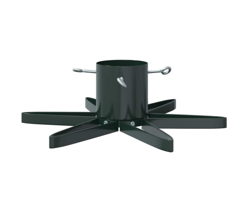 Ziemassvētku Eglītes Statīvs Zaļa 49 X 49 X 15,5 Cm Tērauds Vidaxl