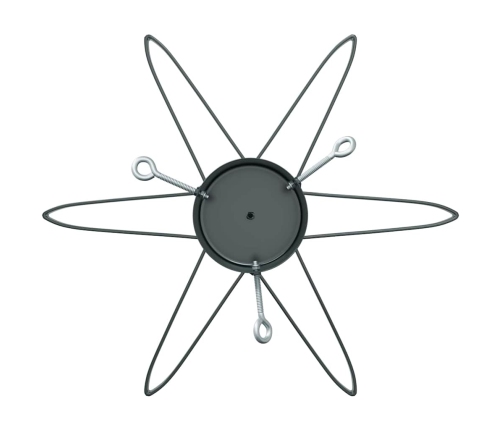 Ziemassvētku Eglītes Statīvs Zaļa 49 X 49 X 15,5 Cm Tērauds Vidaxl