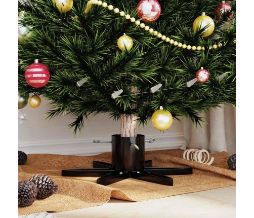 Ziemassvētku Eglītes Statīvs Melna 49 X 49 X 15,5 Cm Tērauds Vidaxl