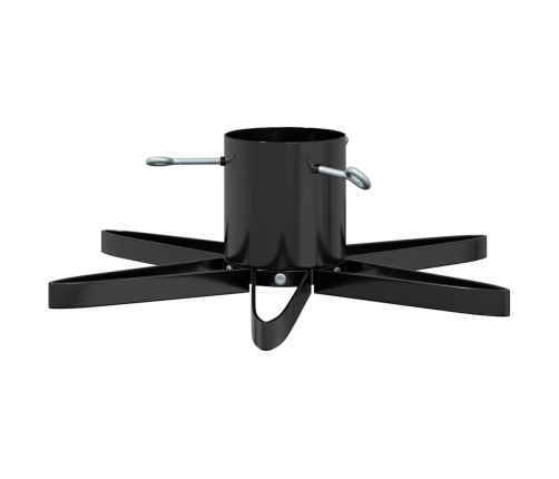 Ziemassvētku Eglītes Statīvs Melna 49 X 49 X 15,5 Cm Tērauds Vidaxl