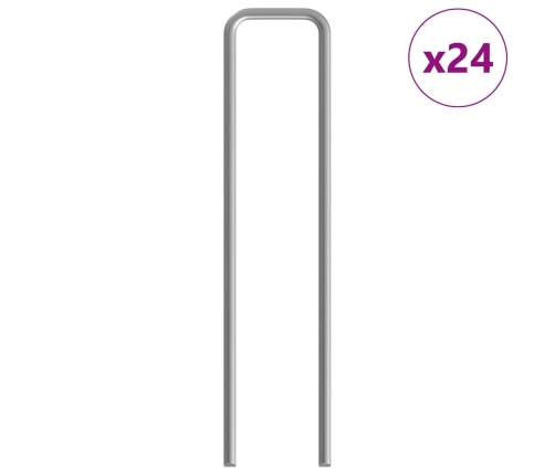 Vistu Būris 2 Pcs Sudraba 600 X 100 X 210 Cm Cinkots Tērauds Vidaxl