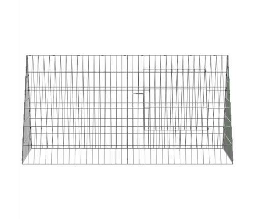 Vistu Būris Sudraba 110 X 55 X 55 Cm Cinkots Tērauds Vidaxl