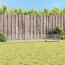 Vistu Būris Sudraba 430 X 55 X 55 Cm Cinkots Tērauds Vidaxl