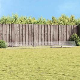 Vistu Būris Sudraba 650 X 55 X 55 Cm Cinkots Tērauds Vidaxl