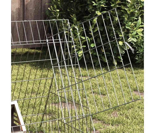 Vistu Būris Sudraba 650 X 55 X 55 Cm Cinkots Tērauds Vidaxl