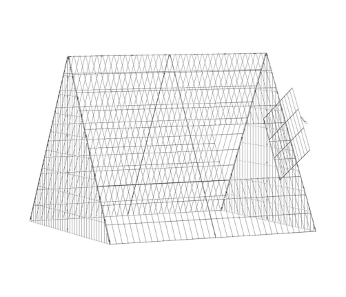 Vistu Būris Sudraba 110 X 100 X 85 Cm Cinkots Tērauds Vidaxl