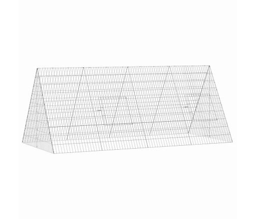 Vistu Būris Sudraba 215 X 100 X 85 Cm Cinkots Tērauds Vidaxl