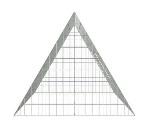 Vistu Būris Sudraba 215 X 100 X 85 Cm Cinkots Tērauds Vidaxl