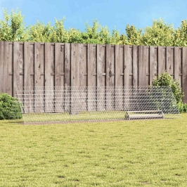 Vistu Būris Sudraba 430 X 100 X 85 Cm Cinkots Tērauds Vidaxl