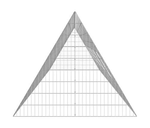 Vistu Būris Sudraba 650 X 100 X 85 Cm Cinkots Tērauds Vidaxl