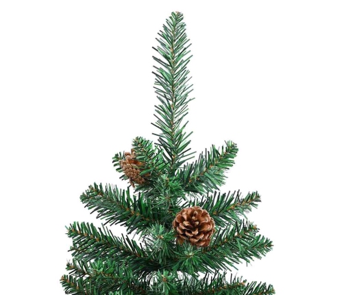 Tievā Ziemassvētku Egle Zaļa 210 Cm Pvc Vidaxl