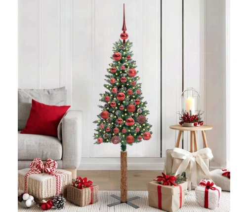 Tievā Ziemassvētku Egle Su 150 Led Zaļš Un Balts 150 Cm Vidaxl